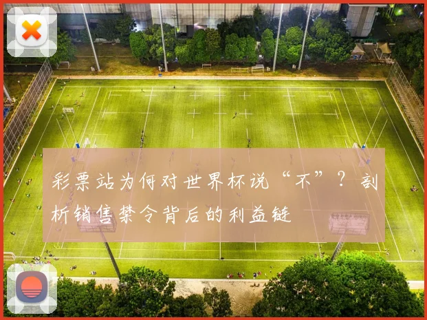 彩票站为何对世界杯说“不”?剖析销售禁令背后的利益链